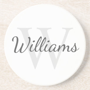 Personalized Monogram and Name Getränkeuntersetzer
