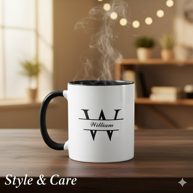 Personalized Monogram Name Mug Made for Daily Styl Tasse (Personalized Monogram Name Mug Made for Daily Style)