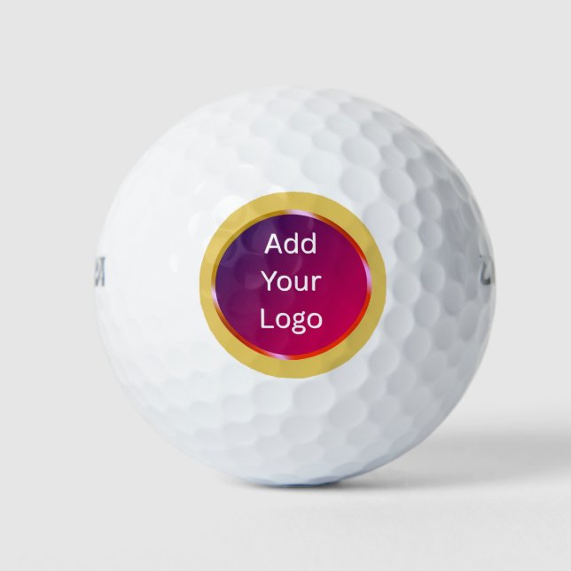 Personalized Monogrammed Golf Balls  Golfball (Vorderseite)