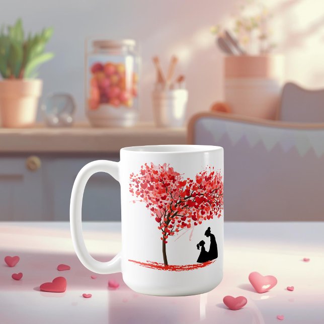 Personalized Mother & Daughter Love Mug (Créateur téléchargé)