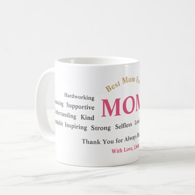 Personalized Mother’s Day Mug (Devant gauche)