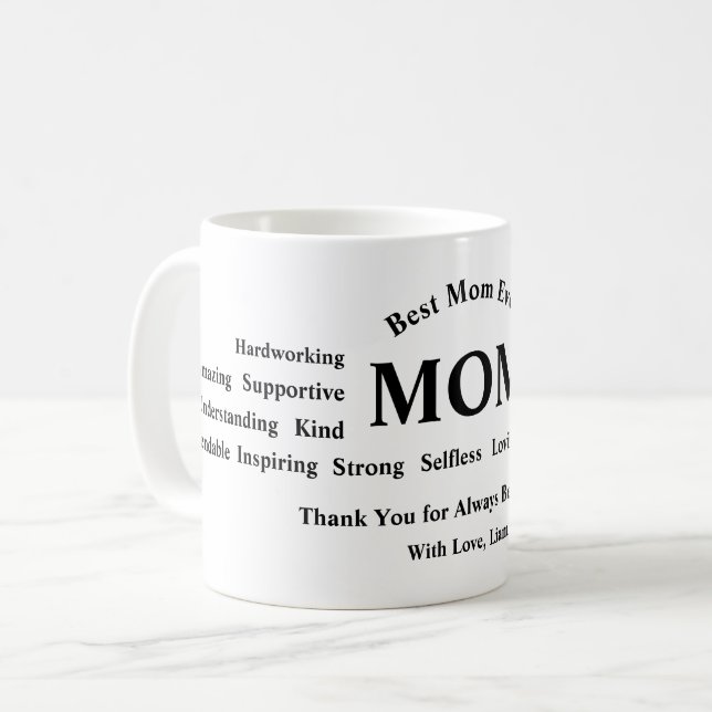 Personalized Mother’s Day Mug (Devant gauche)