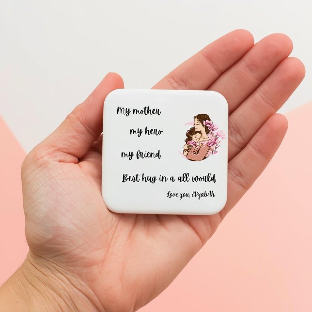 Personalized Mother's Day Mom's Hug Magnet (Von Creator hochgeladen)