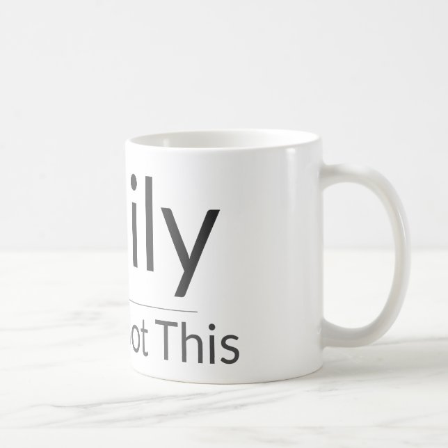 Personalized Motivational Mug – Custom Name & Affi Kaffeetasse (Rechts)