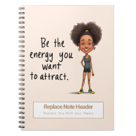 Personalized Motivational Notebook Notizblock