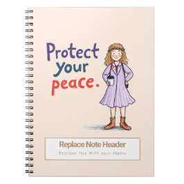 Personalized Motivational Notebook Notizblock