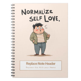 Personalized Motivational Notebook Notizblock