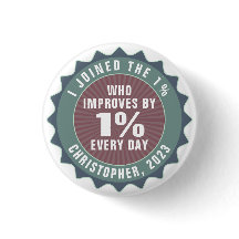 Personalized Motivational One Percent Influencer