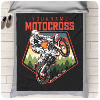 Personalized Motocross Racing Dirt Bike Trail Ride
