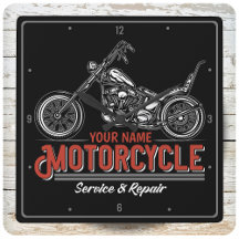 Personalized Motorcycle Service Biker Repair Shop 