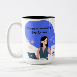 personalized mug to celebrate the accountant