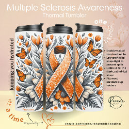 Personalized Multiple Sclerosis Awareness Thermosbecher