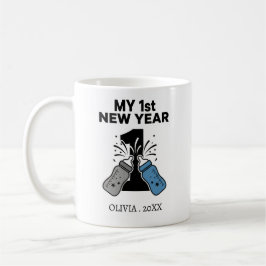 Personalized My First New Year Mug – Custom Name