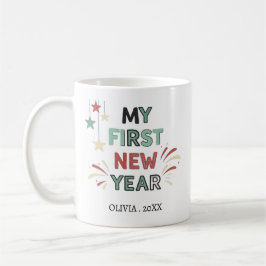 Personalized My First New Year Mug – Custom Name