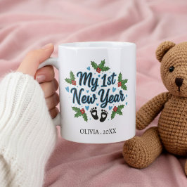 Personalized My First New Year Mug – Custom Name