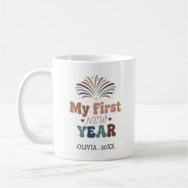 Personalized My First New Year Mug – Custom Name