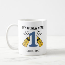 Personalized My First New Year Mug – Custom Name