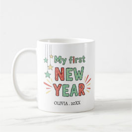 Personalized My First New Year Mug – Custom Name