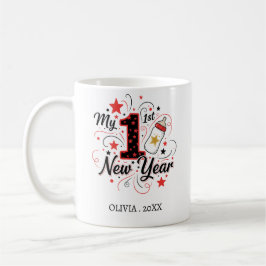 Personalized My First New Year Mug – Custom Name