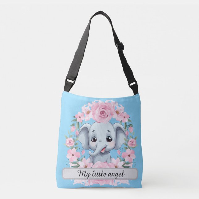 Personalized My Little Angel Tote Bag Gift (Devant)