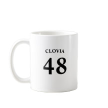Personalized name and Jersey number