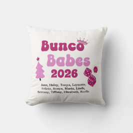Personalized Name Bunco Babes  Kissen