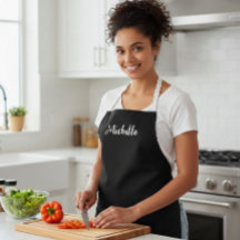 Personalized name, Custom barista apron