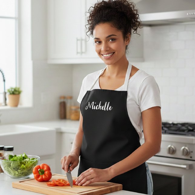 Personalized name, Custom barista apron Schürze (Von Creator hochgeladen)