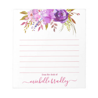 Personalized Name | From The Desk Of Notepad Notizblock