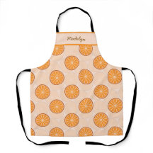 Personalized name fruit orang and brown