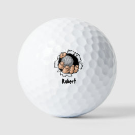 Personalized name Funny  Golfball