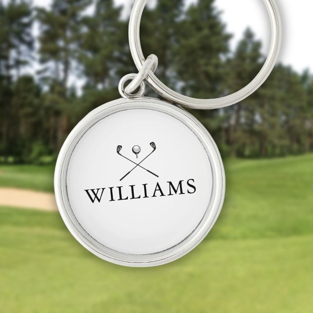Personalized Name Golf Clubs Schlüsselanhänger (Personalized Name Golf Clubs Keychain)