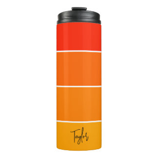 Personalized Name Modern Simple And Trendy Thermosbecher