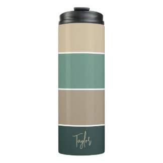 Personalized Name Modern Simple And Trendy Thermosbecher
