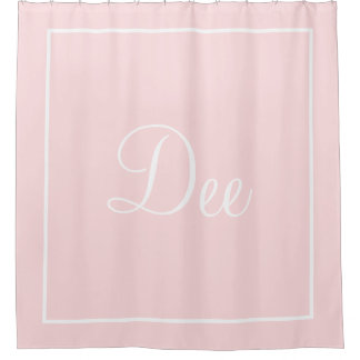 Personalized name or initial shower curtain duschvorhang