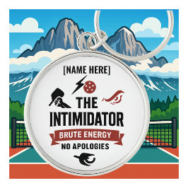 Personalized Name Pickleball Keychain Intimidator Schlüsselanhänger
