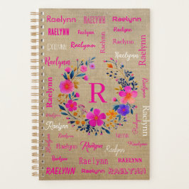 Personalized Name Planner Add your Name Planer
