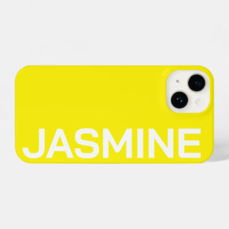 Personalized Name Simple Minimal Monogram Modern iPhone 14 Hülle