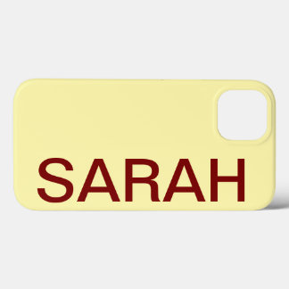 Personalized Name Simple Stylish Modern Minimal Case-Mate iPhone Hülle