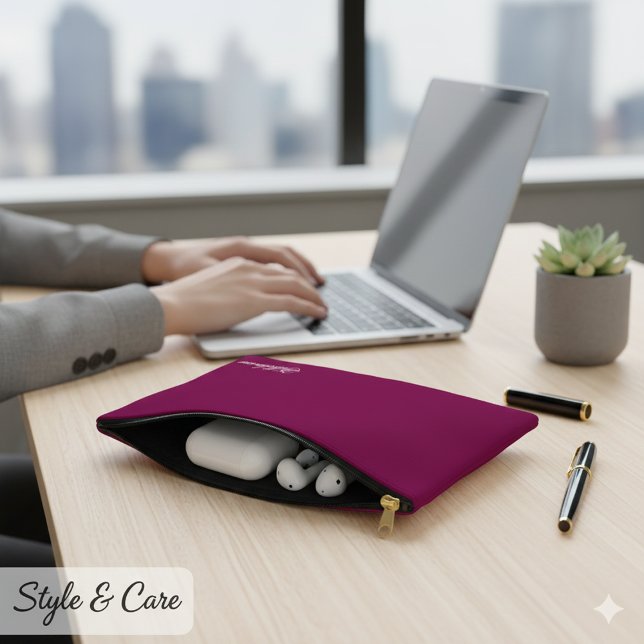 Personalized Name Small Wine Lover Accessory Pouch Zubehörtasche (Personalized Name Small Wine Lover Accessory Pouch Gift)