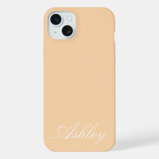 Personalized Name Stylish Modern Elegant Minimal  iPhone 15 Plus Hülle