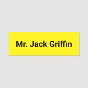 Personalized Name Tag Namensschild