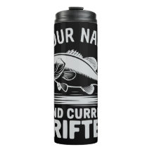 Personalized Name Wind Current Drifter Bass Fish