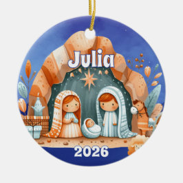 Personalized Nativity Ornament