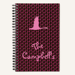 Personalized "Newberg" Pattern Spiral Notebook Notizbuch