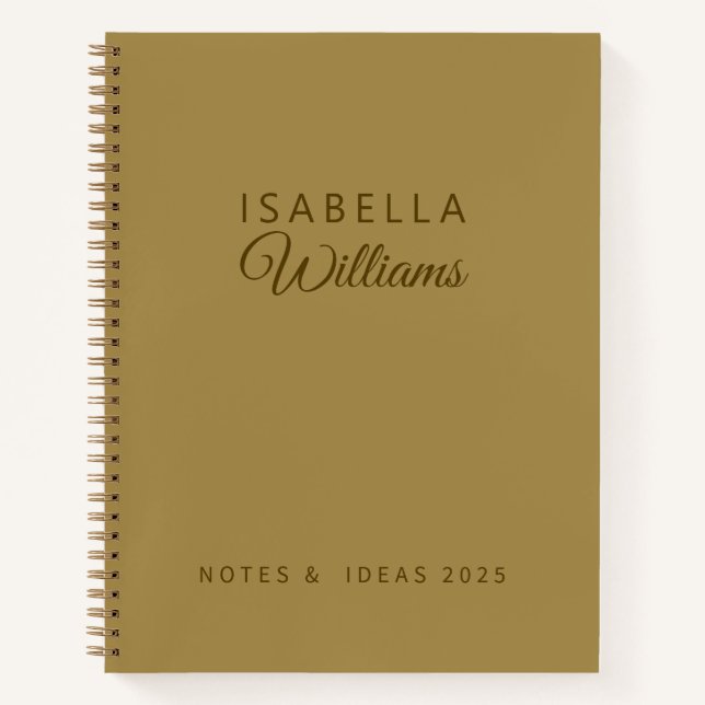 Personalized notebook Gold Professional Success Notizbuch (Vorderseite)