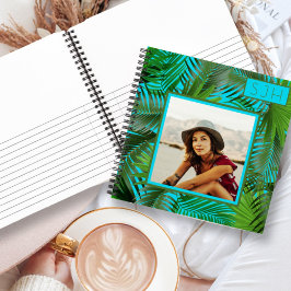 Personalized Notebook Sketch Pad Palm Fronds Notizbuch