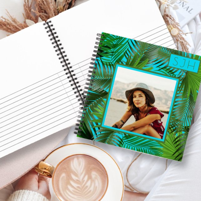 Personalized Notebook Sketch Pad Palm Fronds Notizbuch (Von Creator hochgeladen)