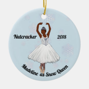 Personalized Nutcracker Ornament - Snow Queen