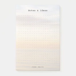 Personalized ocean sunset aesthetic dot Grid  Post-it Klebezettel